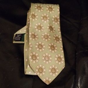 Versace silk tie - green